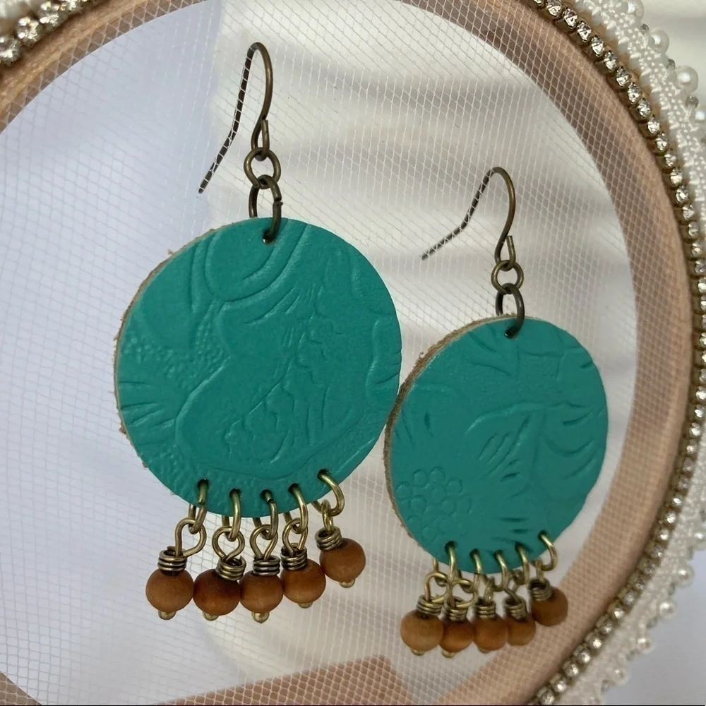 BOHO Beaded Earrings - Picture 8 of 8